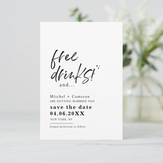 Ollie | Kostenlose Ankündigung Datum freihalten (Stehend Vorderseite)