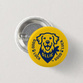 Ollie the Lucky Dog Button Button (Vorne & Hinten)
