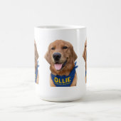 Ollie the Lucky Dog Foto Tasse (Mittel)