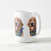 Ollie the Lucky Dog Foto Tasse (VorderseiteRechts)