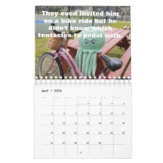 Ollie the Octopus Kalender (Apr 2026)