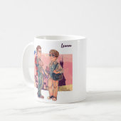 Ollie und Lennon Kaffee-Tasse Kaffeetasse (Vorderseite Links)