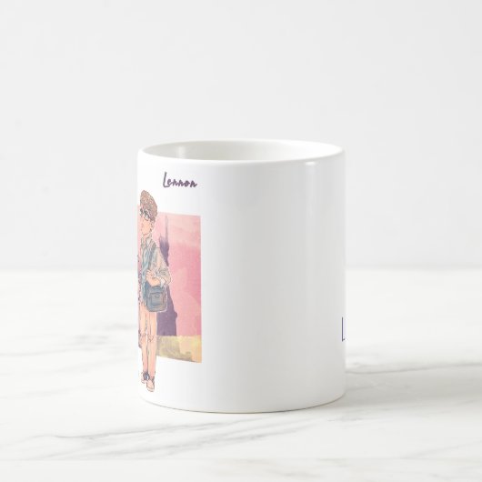 Ollie und Lennon Kaffee-Tasse Kaffeetasse (Mittel)