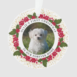 Ollie's erstes Forever Zuhause Weihnachtsschmuck Ornament