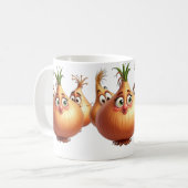 OLLY ONION Funny Novelty Muttertagsgeschenk Kaffeetasse (Vorderseite Links)