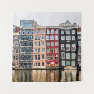 Ölmalerei. Akrylkunst. Zeichnend Wasserfarbe Wandteppich