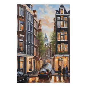 Ölmalerei Amsterdam Fotodruck