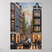 Ölmalerei Amsterdam Poster (Vorne)