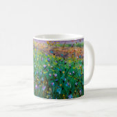 Ölmalerei auf Blume, wunderschöne Blume auf dem F Kaffeetasse (VorderseiteRechts)
