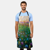  Ölmalerei auf Blume, wunderschöne Blume auf dem F Schürze (Getragen)