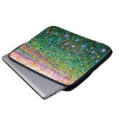 Ölmalerei auf Blume, wunderschöne Blume auf dem Fe Laptopschutzhülle (Vorne Knopf)