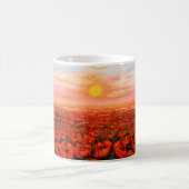 Ölmalerei auf Opiummohn Kaffeetasse (Mittel)