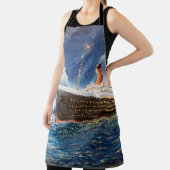 Ölmalerei auf Titanic und Eisberg im Ozean bei n Schürze (InSitu)