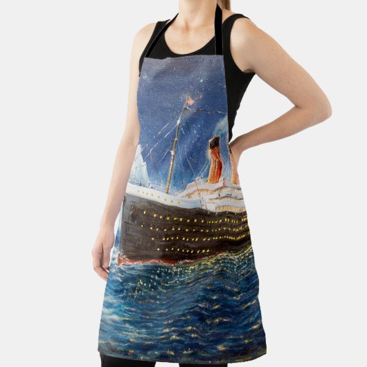  Ölmalerei auf Titanic und Eisberg im Ozean bei n Schürze (InSitu)