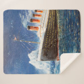 Ölmalerei auf Titanic und Eisberg im Ozean bei n Sherpadecke (Vorderseite (Horizontal))