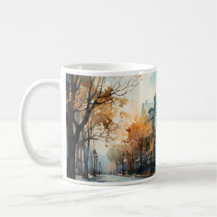 Ölmalerei auf Wohnfläche Kaffeetasse