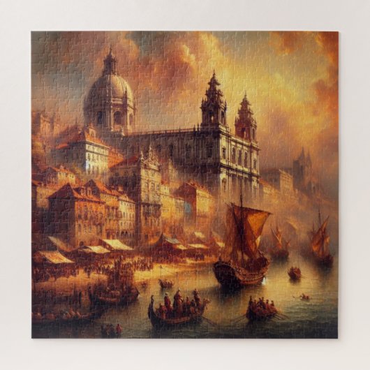 Ölmalerei der Renaissance Puzzle (Vertikal)