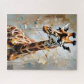 Ölmalerei Giraffe Puzzle (Horizontal)
