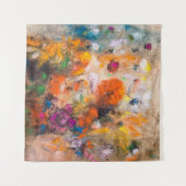 Ölmalerei mit schönem Herbstwald auf c Wandteppich (Vorderseite (Horizontal))