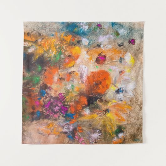 Ölmalerei mit schönem Herbstwald auf c Wandteppich (Vorderseite (Horizontal))