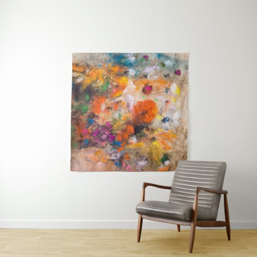 Ölmalerei mit schönem Herbstwald auf c Wandteppich (Beispiel (Horizontal))