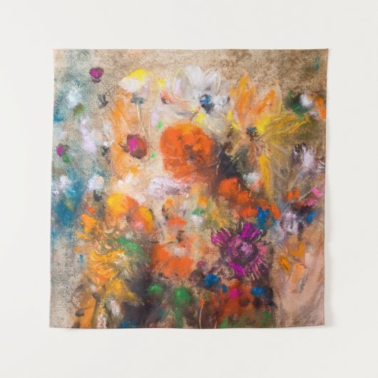 Ölmalerei mit schönem Herbstwald auf c Wandteppich (Vorderseite)