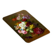 Ölmalerei mit Vintager Blume Magnet (Rechte Seite)