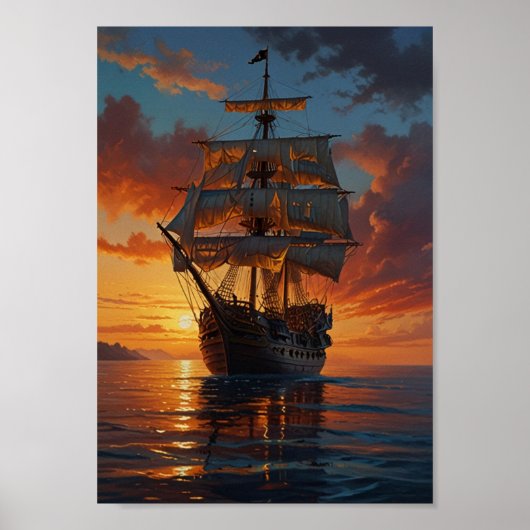 Ölmalerei Poster (Vorne)