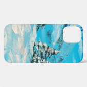  Ölmalerei, Wintergebirgslandschaft mit Sspru Case-Mate iPhone Hülle (Rückseite (Horizontal))