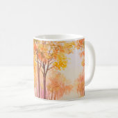 Ölmalerlandschaft - farbiger Herbstwald Kaffeetasse (VorderseiteRechts)