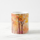 Ölmalerlandschaft - farbiger Herbstwald Kaffeetasse (Mittel)