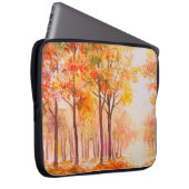Ölmalerlandschaft - farbiger Herbstwald Laptopschutzhülle (Vorne Rechts)
