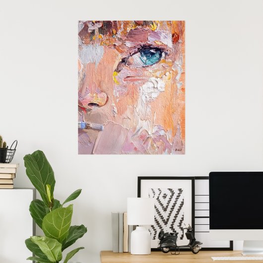 ÖLMALERZEUGUNG POSTER (Heimbüro)