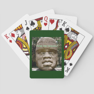 Olmec head spielkarten