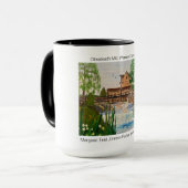 Olmstead's Mill, Warren Landkreis, IL c. 1983 MEJP Tasse (Vorderseite Links)