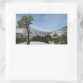 Olmsted Point I im Yosemite-Nationalpark Rechteckiger Aufkleber (Tasche)