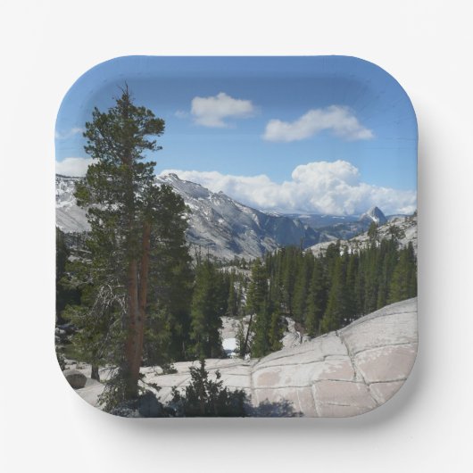 Olmsted Point III. Yosemite-Nationalpark Pappteller (Vorderseite)