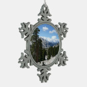 Olmsted Point III. Yosemite-Nationalpark Schneeflocken Zinn-Ornament (Links)