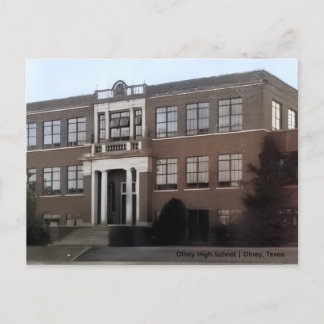 Olney High School Postkarte