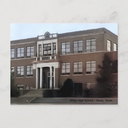 Olney High School Postkarte (Vorderseite)