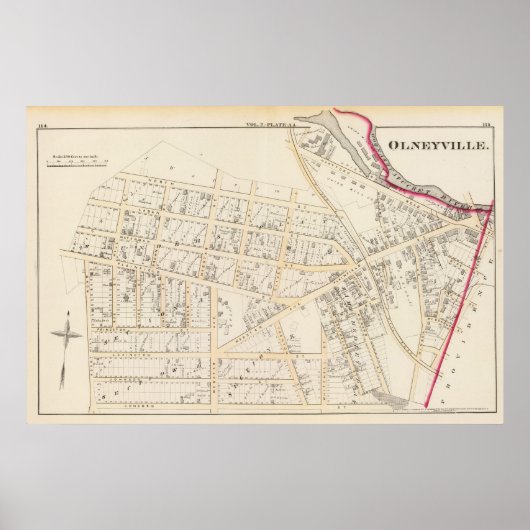 Olneyville Providence Rhode Island Poster (Vorne)