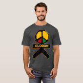 OLODUM Beat it Piano Peace Anti War T-Shirt (Vorne ganz)