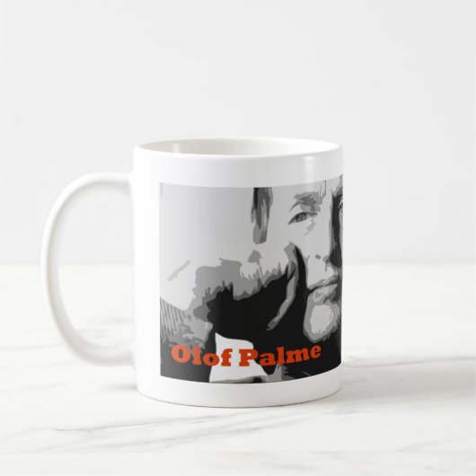 Olof Palme Mugg Kaffeetasse (Links)