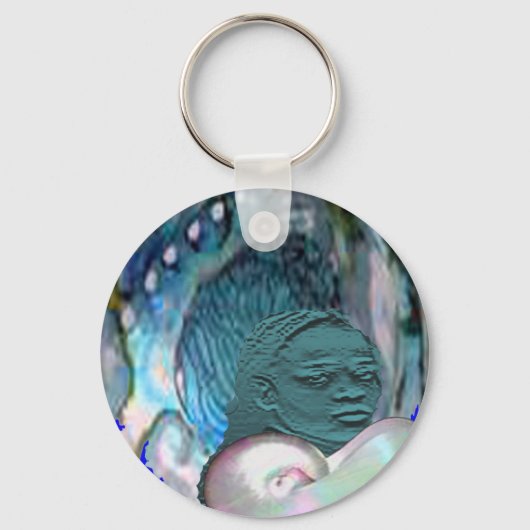 OLOKUN YEMAYA SCHLÜSSELANHÄNGER (Vorderseite)