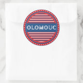 Olomouc City Pride Emblem – Czech Identity Runder Aufkleber (Tasche)