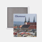Olomouc tschechischer Magnet (Vorderseite/Rückseite)