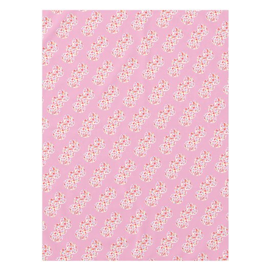 Olorful Ostereier Wasserfarben Blots Happy Oaster Tischdecke (Vorderseite)