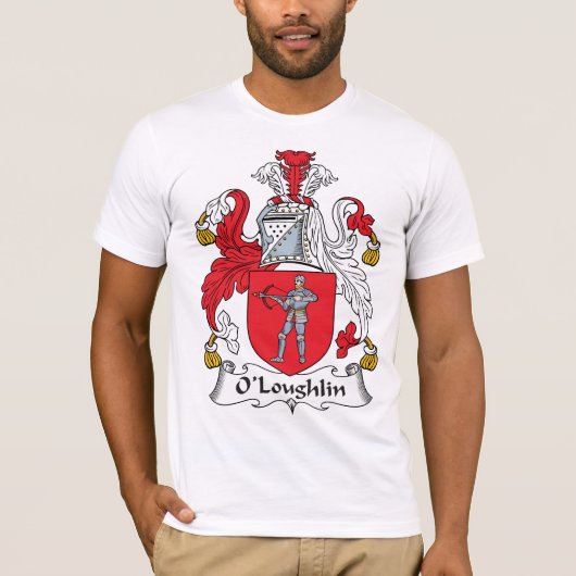 O'Loughlin Familienwappen T-Shirt (Vorderseite)