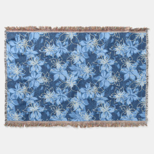 Olowalu Hibiscus Hawaiian Camo Wurfdecken Decke