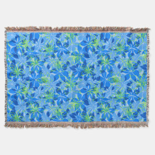 Olowalu Hibiscus Hawaiian Camo Wurfdecken Decke